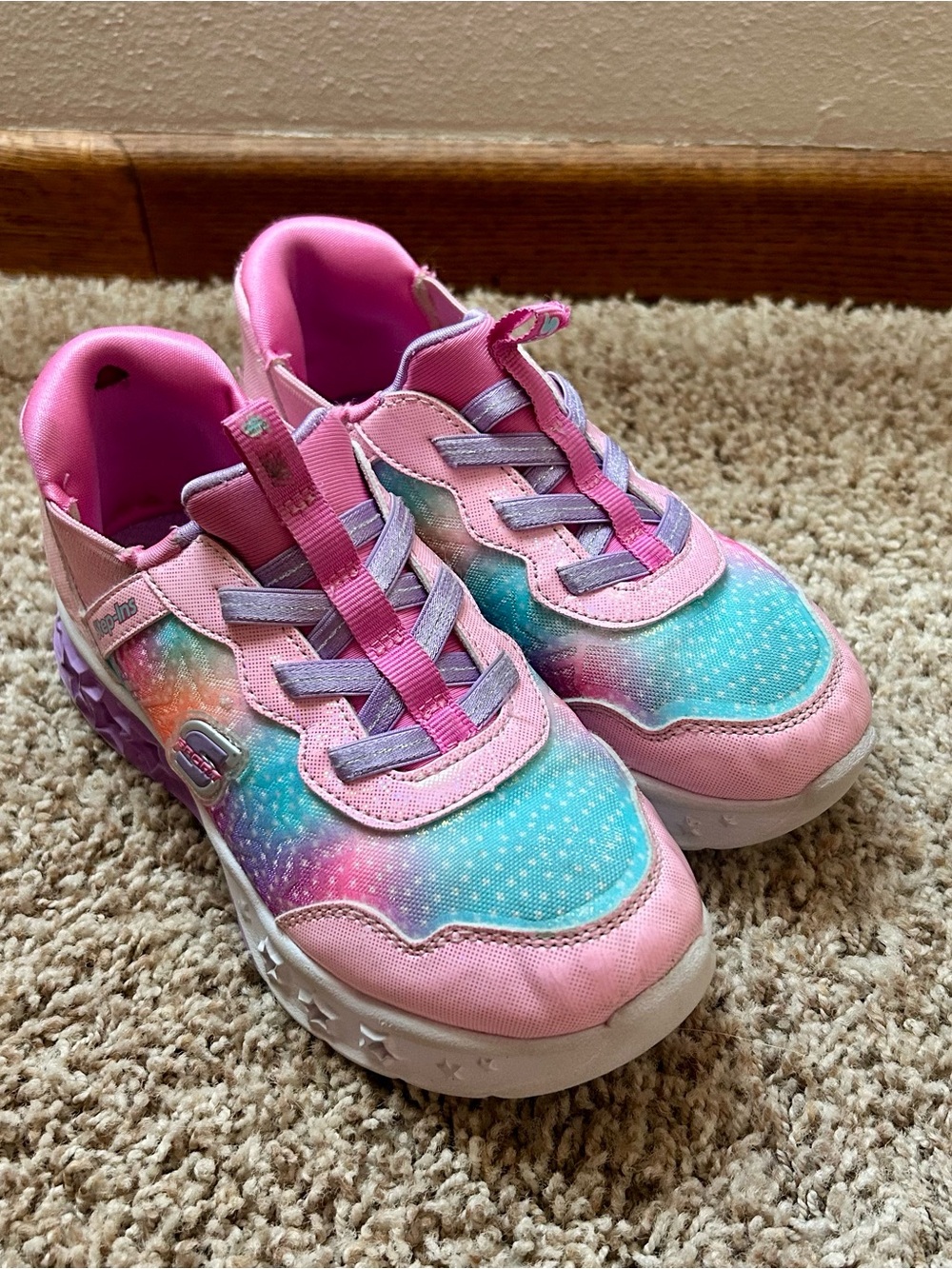 S-Sport by Skechers Toddler Light-Up Sneakers- Size 12